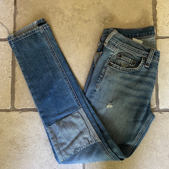 Rag & bone Mid Rise Tomboy in Ludlow - Picture 2 of 8